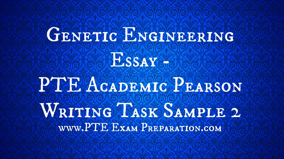 academic essay genetic engineering