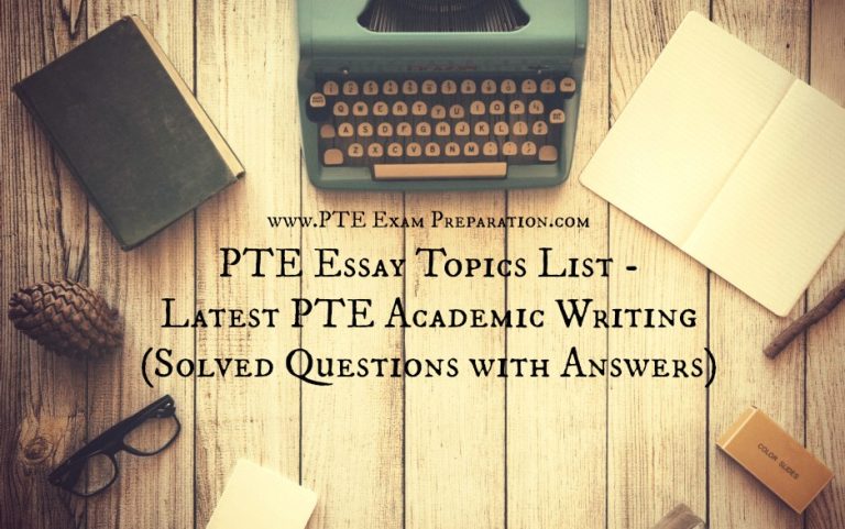 pte writing essay topics list