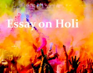 essay on holi in english for class 2