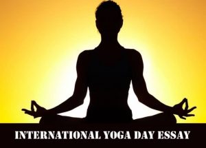 international yoga day essay class 10