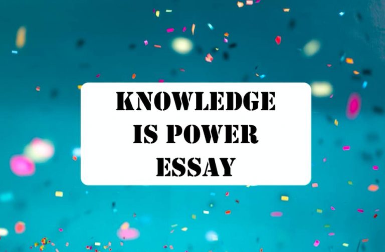 knowledge is power essay competition