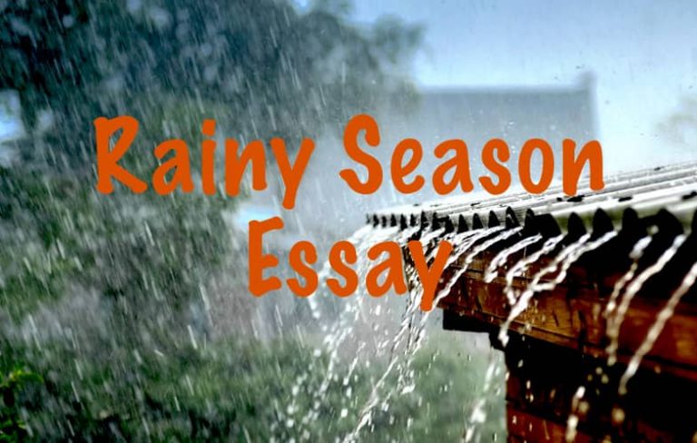 essay on rainy season 300 words