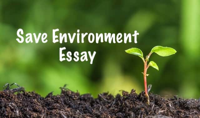 green environment essay in english