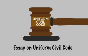 essay writing on uniform civil code