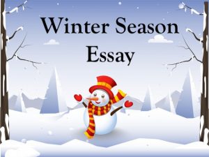 winter season english essay