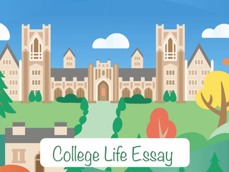 essay about college life in english