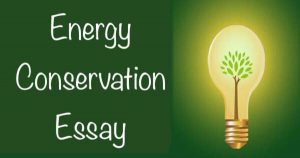 essay on energy conservation in 300 words