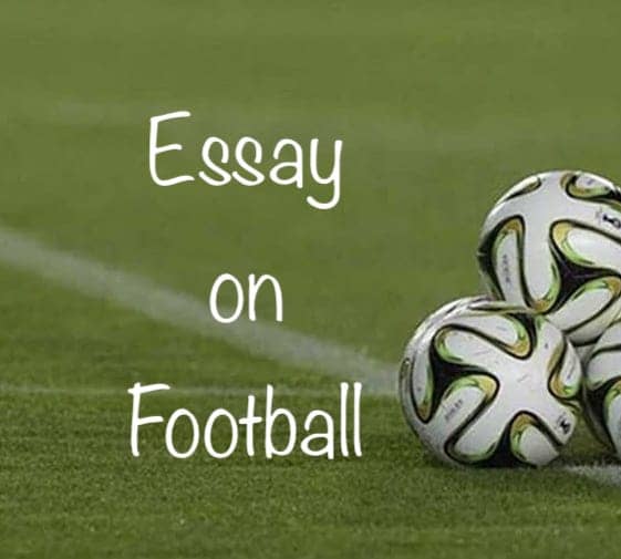 football ka essay in english