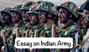 indian army essay 300 words